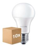 Multipack 10x Philips Corepro LED Glühbirne E27 Birne Matt 13W 1521lm - 840 Kaltweiß | Ersatz für 100W