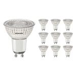 Multipack 10x Noxion PerfectColor LED-Spot GU10 PAR16 4W 345lm 60D - 930 Warmweiß | Höchste Farbwiedergabe - Dimmbar - Ersatz für 50W