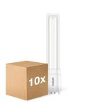 Multipack 10x Philips Corepro PL-L LED 8W 960lm - 830 Warmweiß | 4-Pins - Ersatz Für 18W