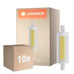 Multipack 10x Ledvance LED Slim Line R7s 78mm 9.5W 1055lm - 827 Extra Warmweiß | Dimmbar - Ersatz Für 75W