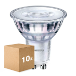 Multipack 10x Philips Corepro LED Spot GU10 PAR16 3.5W 265lm 36D - 830 Warmweiß | Ersatz für 35W