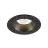 SLV New Tria 68 Spot Aluminium Schwarz Rund 8.3W 500lm 38D - 930 Warmweiß | Ausschnitt 68mm -  Höchste Farbwiedergabe - Dimmbar 