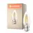 Ledvance Classic LED B22 Kerze Fadenlampe Klar 3.4W 470lm - 827 Extra Warmweiß | Ersatz Für 40W