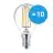 Multipack 10x Philips Corepro LED Lustre E14 Kugel Fadenlampe Klar 4.3W 470lm - 827 Extra Warmweiß | Ersatz für 40W