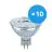 Multipack 10x Ledvance Performance LED-Spot Reflektor GU5.3 MR16 5W 345lm 36D - 930 Warmweiß | Höchste Farbwiedergabe - Dimmbar - Ersatz für 35W