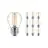 Multipack 10x Philips Master Value LED Lustre E27 Kugel Fadenlampe Klar 3.4W 470lm - 927 Extra Warmweiß | Höchste Farbwiedergabe - Dimmbar - Ersatz für 40W