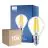 Multipack 10x Philips Master Value LED Lustre E14 Kugel Fadenlampe Klar 3.4W 470lm - 927 Extra Warmweiß | Höchste Farbwiedergabe - Dimmbar - Ersatz für 40W