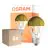 Multipack 6x Osram Classic LED E27 Birne Fadenlampe Spiegel Gold 4W 400lm - 827 Extra Warmweiß | Ersatz Für 35W