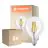 Multipack 6x Osram LED Superstar E27 Globe G95 Fadenlampe Klar 11W 1521lm - 927 Extra Warmweiß | Höchste Farbwiedergabe - Ersatz Für 100W