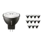 Multipack 12x Philips Master LED Spot GU4 MR11 3.5W 200lm 24D - 827 Extra Warmweiß | Ersatz für 20W