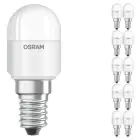 Multipack 10x Ledvance LED Special T26 E14 Tubular Matt 2.3W 200lm - 827 Extra Warmweiß | Ersatz für 20W