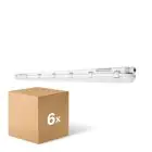 Multipack 6x Ledvance LED Feuchtraumleuchte Feuchtigkeitsdicht 46W 6400lm - 865 Tageslichtweiß | 150cm