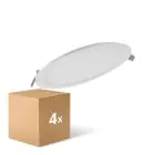Multipack 4x Ledvance LED Downlight Slim Rund DN210 18W 1530lm 120D - 830 Warmweiß | 225mm