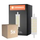 Multipack 5x Ledvance Performance LED R7s doppelt Ended 118mm Klar 15W 2000lm - 827 Extra Warmweiß | Ersatz für 125W
