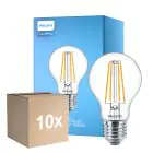 Multipack 10x Philips Corepro LED Glühbirne E27 Birne Klar 8.5W 1055lm - 840 Kaltweiß | Ersatz für 75W