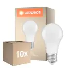 Multipack 10x Ledvance Classic LED E27 Birne Matt 8.8W 806lm - 827 Extra Warmweiß | Tageslichtweiß Sensor - Ersatz Für 60W