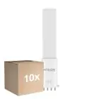 Multipack 10x Noxion Lucent PL-S LED  4.3W - 827 Extra Warmweiß | 4-Pins - Ersatz Für 9W