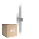 Multipack 6x Ledvance LED Downlight Slim Quadrat SQ155 12W 1020lm 120D - 830 Warmweiß 