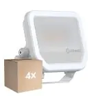 Multipack 4x Ledvance Led-Scheinwerfer Aluminium Weiß 17W 2400lm 100D - 840 Kaltweiß | IP66 - Symmetrisch