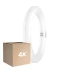 Multipack 4x Osram LED Röhre T9 Rund (EM/Mains) 11W 1320lm - 840 Kaltweiß | Ersatz Für 22W