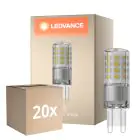 Multipack 20x Ledvance Performance LED Capsule Klar G9 4.4W 600lm - 827 Extra Warmweiß | Dimmbar - Ersatz Für 48W