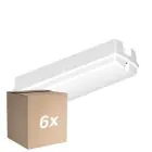 Multipack 6x Ledvance Led-Wand- Und Deckenleuchte Compact Rechteckig Weiß 8W 840lm - 830-840 CCT | IP65