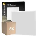 Multipack 6x Bright Choice LED Panel Backlit 36W 3600lm - 865 Tageslichtweiß | 60x60cm - UGR 