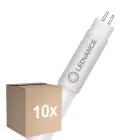 Multipack 10x Ledvance LED Röhre T5 AC Mains P Mains (AC) High Output 18W 2550lm - 830 Warmweiß | 85cm - Ersatz Für 39W