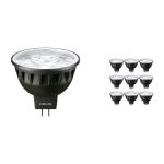 Multipack 10x Philips Master LED Spot GU5.3 MR16 6.7W 420lm 36D - 927 Blanc Très Chaud | Meilleur rendu des couleurs - Dimmable - Équivalent 35W