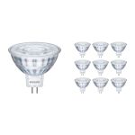 Multipack 10x Philips Corepro LED Spot GU5.3 MR16 2.9W 230lm 36D - 827 Blanc Très Chaud | Équivalent 20W