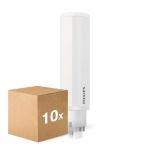 Multipack 10x Philips CorePro PL-C LED 9.5W 990lm - 830 Blanc Chaud | 4-Pins - Équivalent 26W