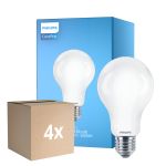 Multipack 4x Philips Corepro LED Ampoule E27 Poire Dépolie 17.5W 2452lm - 865 Lumière du Jour | Équivalent 150W