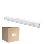 Multipack 4x Noxion Réglette LED Batline V2.0 4W 480lm - 830-865 CCT | 30cm