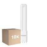 Multipack 10x Noxion Lucent PL-L LED 7.9W 1000lm - 840 Blanc Froid | 4-Pins - Équivalent 18W