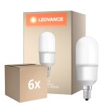 Multipack 6x Osram LED Star Classic E14 Linear Dépolie 9W 1050lm - 840 Blanc Froid | Équivalent 75W