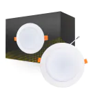 Bright Choice Downlight LED 18W 1620lm 120D - 840 Blanc Froid | Diamètre 175mm - Équivalent 2x18W