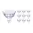 Multipack 10x Philips Master Value LED Spot GU5.3 MR16 5.8W 450lm 36D - 927 Blanc Très Chaud | Meilleur rendu des couleurs - Dimmable - Équivalent 35W