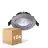 Multipack 10x Noxion LED Inclinable Slim Spot Argent Rond 6W 550lm 60D - 927 Blanc Très Chaud | 85mm - IP54 - Dimmable - Meilleur Rendu Des Couleurs