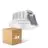 Multipack 4x Ledvance Spot LED Air Fix Aluminium Blanc 6W 480lm 36D - 927 Blanc Très Chaud | Diamètre 68mm - IP65 - Meilleur rendu des couleurs - Dimmable