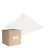 Multipack 4x Ledvance Panneau LED Comfort Aluminium Blanc 28W 3640lm - 840 Blanc Froid | 62.5x62.5cm - UGR < 19