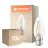 Multipack 10x Ledvance Classic LED B22 Bougie Filament Claire 1.8W 250lm - 827 Blanc Très Chaud | Équivalent 25W