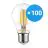 Multipack 100x Noxion Lucent LED E27 Poire Filament Claire 4.5W 470lm - 822-827 Dim To Warm | Dimmable - Équivalent 40W