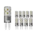 Multipack 10x Noxion Bolt LED Capsule G9 3.8W 470lm - 827 Blanc Très Chaud | Équivalent 40W