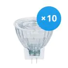 Multipack 10x Ledvance Performance Spot LED Réflecteur GU4 MR11 4.2W 345lm 36D - 827 Blanc Très Chaud | Équivalent 35W