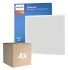 Multipack 4x Philips Panneau LED Ledinaire RC065B G5 28W 3400lm - 830-840 CCT | 60x60cm - UGR 