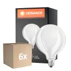 Multipack 6x Ledvance LED Classic E27 Globe Dépolie 11W 1521lm - 827 Blanc Très Chaud | Dimmable - Équivalent 100W
