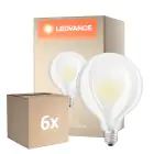 Multipack 6x Ledvance Classic LED E27 Globe Filament Dépolie 11W 1521lm - 827 Blanc Très Chaud | Équivalent 100W