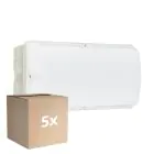 Multipack 5x Philips LED Sécurité Ledinaire WL055V Blanc 6W 630lm - 840 Blanc Froid | 374x150mm – IP65