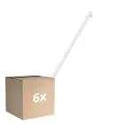 Multipack 6x Osram LEDinestra HD Lighting S14s 9.9W 1055lm - 927 Blanc Très Chaud | Meilleur Rendu Des Couleurs - Dimmable - Équivalent 75W