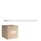 Multipack 10x Philips Master Tube LED T8 (EM/Direct 230V) Ultra Output 13.5W 2500lm - 840 Blanc Froid | 120cm - Équivalent 36W